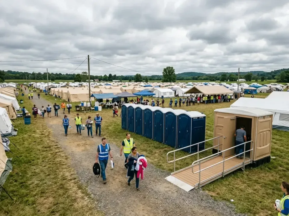 disaster-relief-camp-restrooms-010 — frequently asked questions, Dumpster & Portable Bathrooms Rental in Wellsville, UT